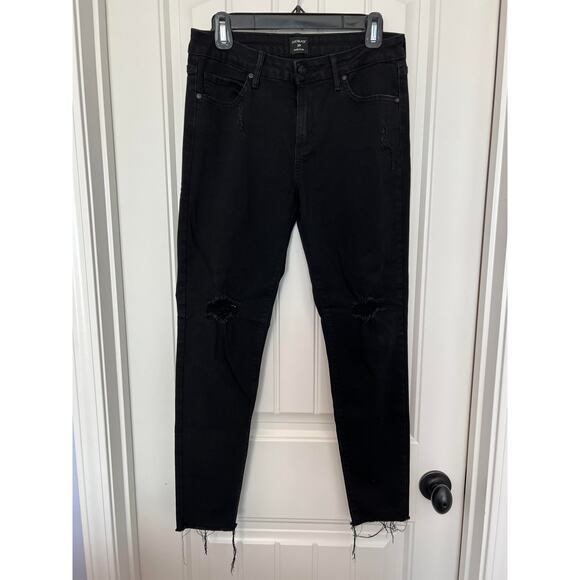 Just Black - Distressed Black Jeans - Size 29 - Picture 1 of 3